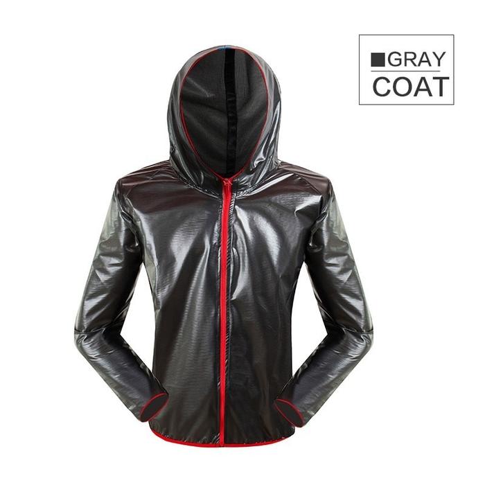 Gambar Waterproof Trail Running Rain Coat, Cycling - Jas Hujan size M - GRAY dari Hangermedal undefined Tokopedia