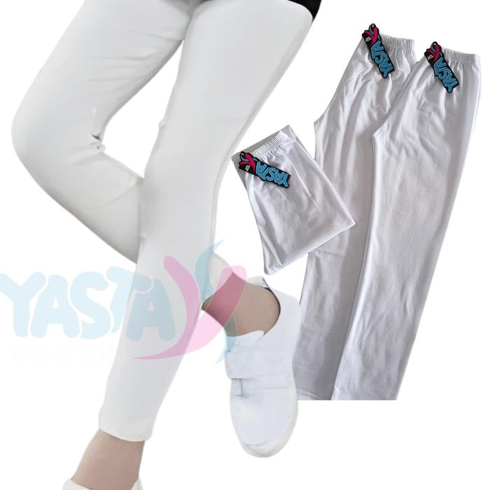 Gambar Celana Legging Remaja Anak Tanggung 10-14 Tahun Putih dari Yasta Fashion undefined Tokopedia