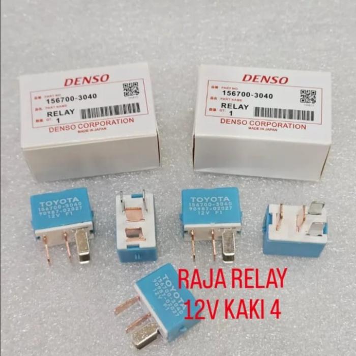Gambar Relay Biru kaki 4 12v Denso - DUS DENSO dari RajaRelay undefined Tokopedia