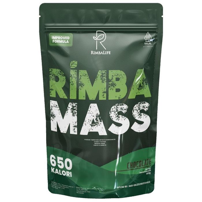 Gambar RIMBALIFE RIMBA MASS GAINER 2 LBS 900 GRAM SUSU PROTEIN BULKING GAINER - Chocolate, HANDGRIP+EMAS dari junetcell085 undefined Tokopedia