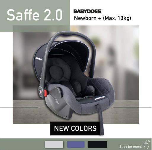 Gambar Babydoes Infant Carrier Carseat Justice League / Kursi Mobil Anak Bayi - Saffe Black dari ModernMoms undefined Tokopedia