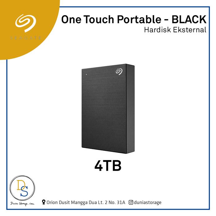 Gambar Seagate One Touch Portable 4TB HDD - Hardisk Eksternal - Hitam dari Dunia Storage Komputer undefined Tokopedia