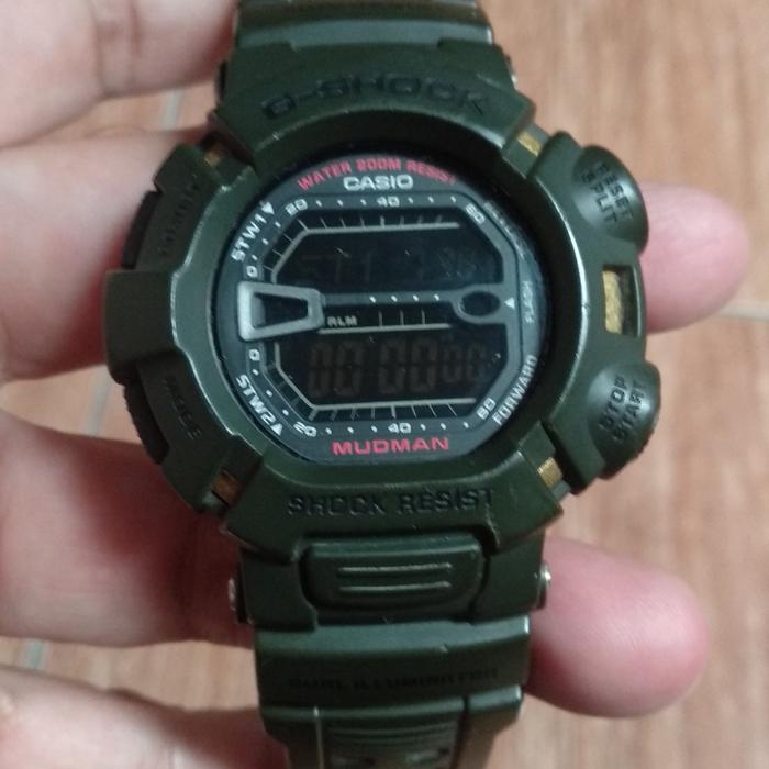 Jam Tangan Gshock G-9000 Original Ijo Alias Mudman Si Raja Lumpur