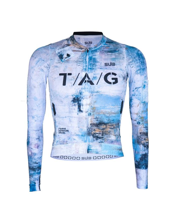 Gambar TAG Hydra Unisex Long Sleeve Cycling Jersey - BLUE, XS dari Sub Jersey undefined Tokopedia