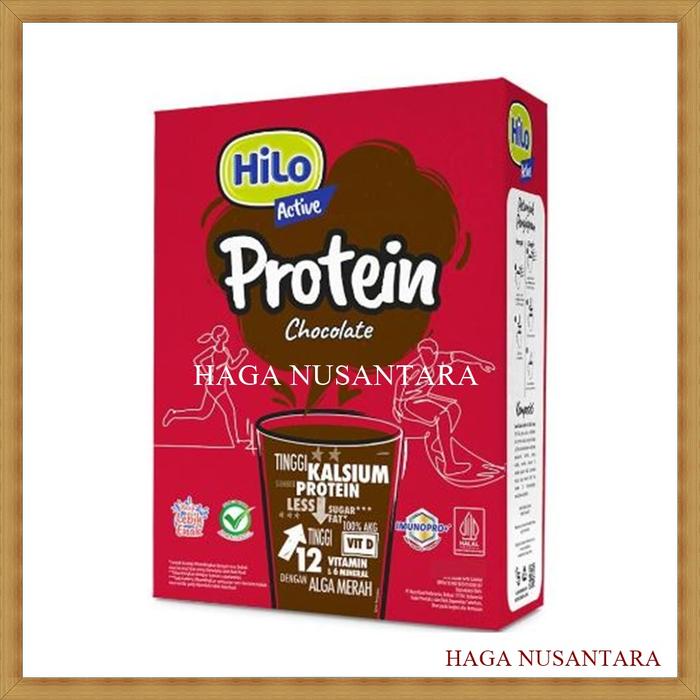 Gambar Hilo Active Protein Coklat Chocolate 500 gram | Hilo Active Coklat 500gr Tinggi Protein dan Kalsium dari Haga Nusantara undefined Tokopedia