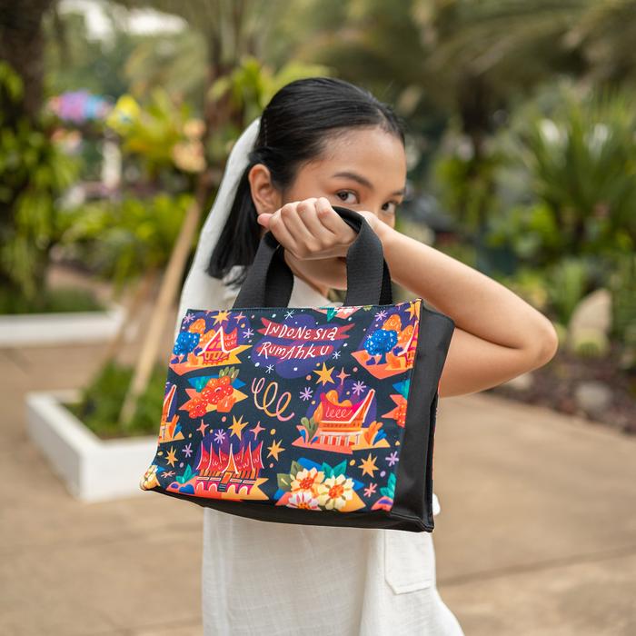 Gambar Mini Tivoli Bag - Tas Selempang Wanita Cewek - Tas Slingbag Cewek - Black_EGY dari Sovlo undefined Tokopedia