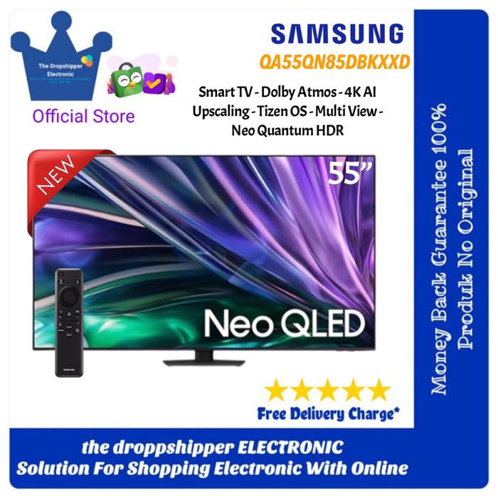 Gambar TV 55 Inch Samsung Neo QLED 55QN85D Smart TV Samsung QA55QN85DBKXXD 4K UHD dari The Dropshipper Electronic undefined Tokopedia