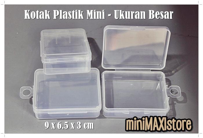 Gambar Kotak Plastik Mini Besar / Mini Plastic Case / Storage Box Besar - XS dari Mini Maxi Store ID undefined 5 Tokopedia