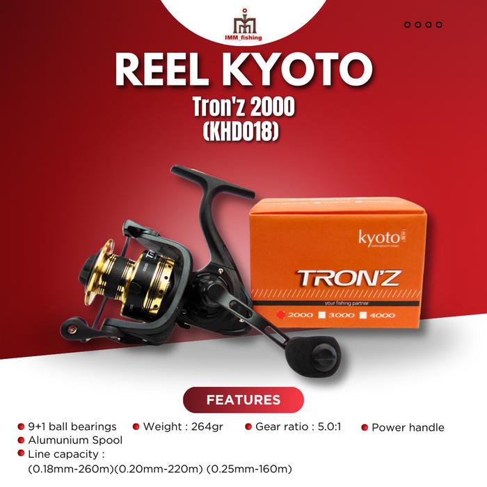 Gambar REEL KYOTO TRONZ | Alat Gulungan Pancing | Spinning - 2000 dari Imm Fishing undefined Tokopedia