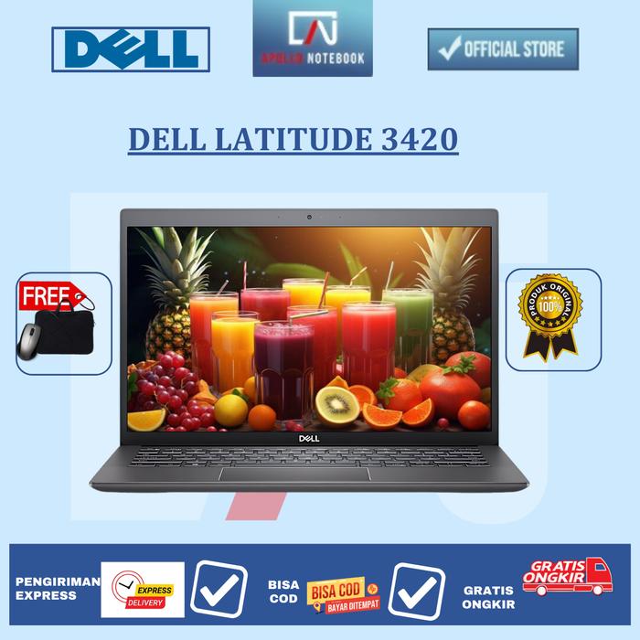 Gambar Laptop Dell Latitude 3420 Core i3 - Gen 11 | RAM 16GB | SSD 512GB - Second Slim Mulus Bergaransi - 3420 i3 - 11th, 8GB - SSD 512GB dari Apollo Notebook_NEW undefined Tokopedia