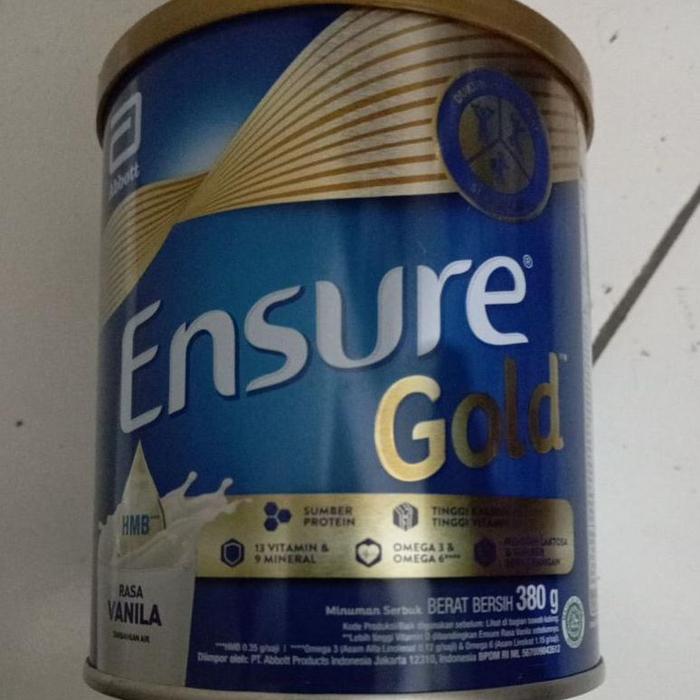 Gambar Susu Ensure Gold Rasa Vanila dan Gandum 380gr dari Kaula DK undefined Tokopedia