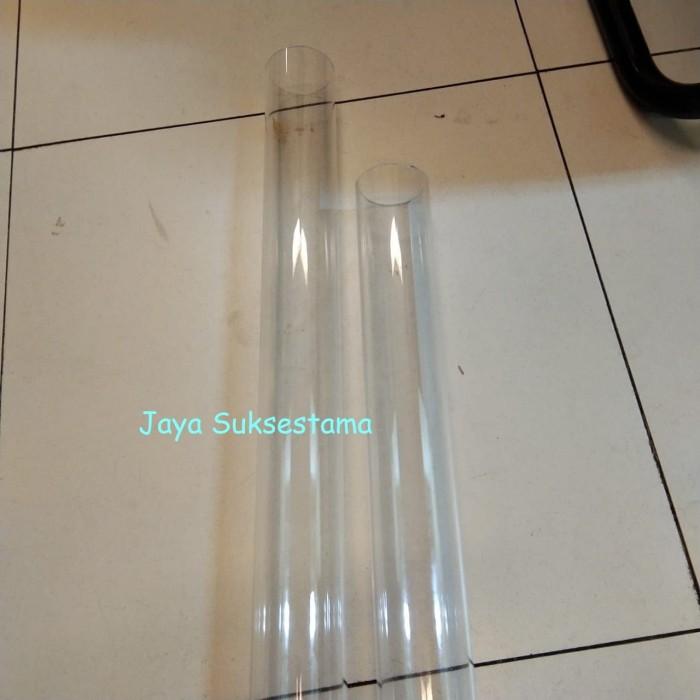 Gambar Pipa akrilik ID 50mm x OD 60mm x 100cm Clear Pipa Acrylic Meteran ID 2" inch dari JAYA SUKSESTAMA undefined Tokopedia