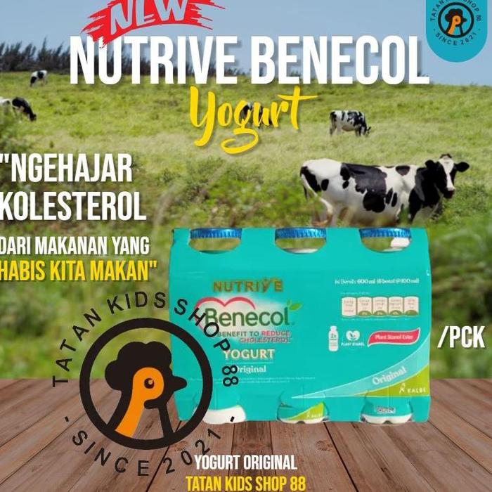 Gambar Nutrive benecol untuk kolesterol 6 botol × 100ml Nutrive Fibershoot Berkualitas - Benecol Yogurt dari KHENSHA_SHOP undefined Tokopedia