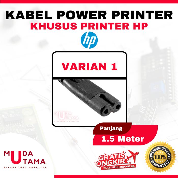 Gambar KABEL LISTRIK PRINTER HP HIGH QUALITY ANTI KORSLET | COK KABEL PRINTER HP | KABEL LISTRIK PRINTER HP UNIVERSAL - Varian 1 dari Muda Utama undefined Tokopedia