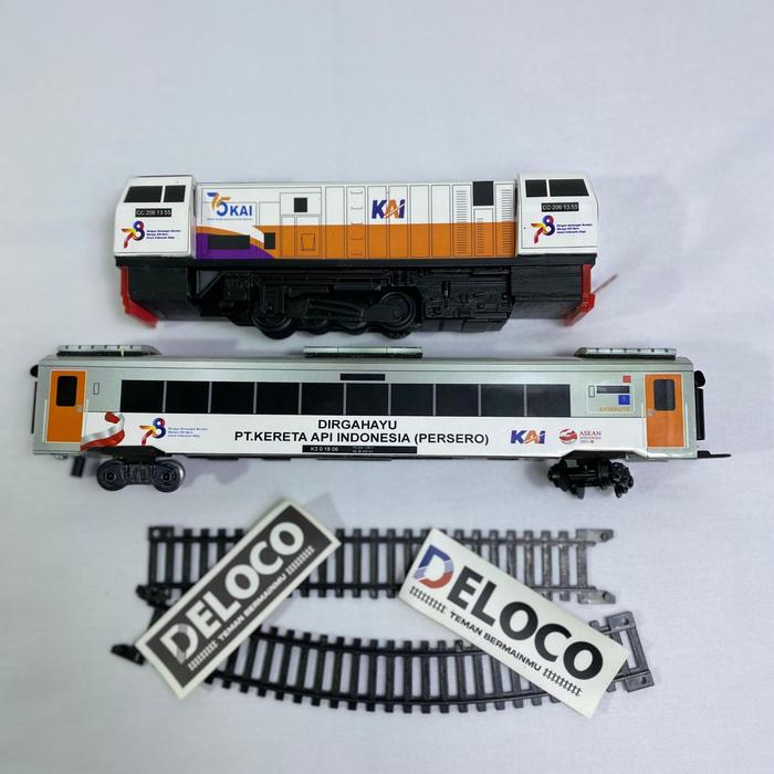 Gambar PAKET MURAH MAINAN KERETA API CC206 HUT KAI 78 1SET - paket spesial dari DELOCCOOFFICIAL undefined Tokopedia