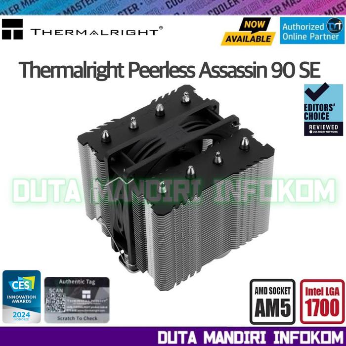 Gambar ThermalRight Peerless Assassin 90 SE - Dual Tower High Performance Air CPU Cooler for Intel & AMD - Basic Edition  dari Duta Mandiri Infokom undefined Tokopedia
