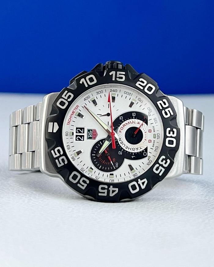 Jual TG H FORMULA CAH1011 WHITE DIAL CHRONOGRAPH QUARTZ MOVEMENT