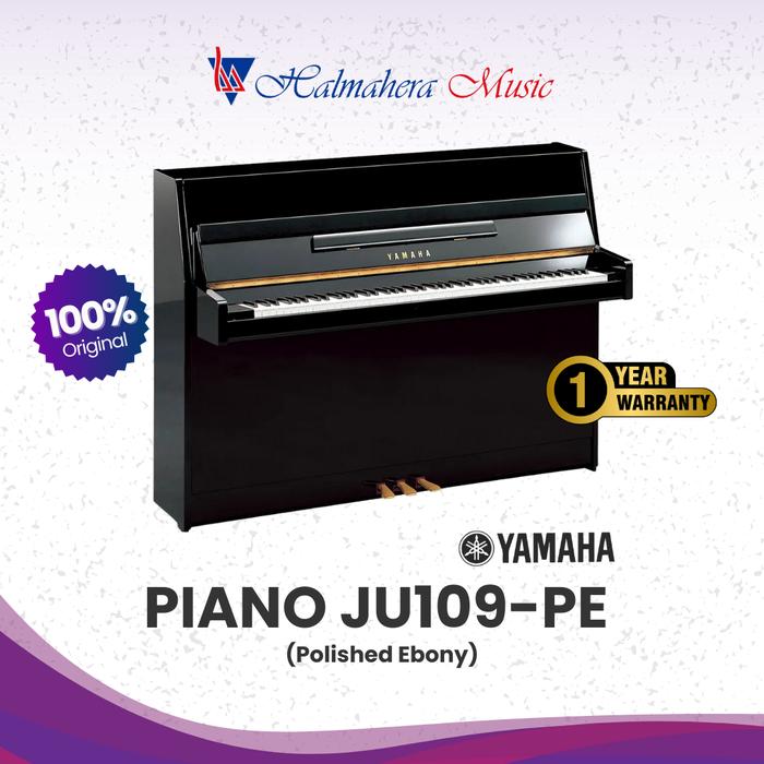 Gambar Yamaha Upright Piano JU109 Original Garansi - Polished Ebony dari Toko Musik Halmahera undefined Tokopedia