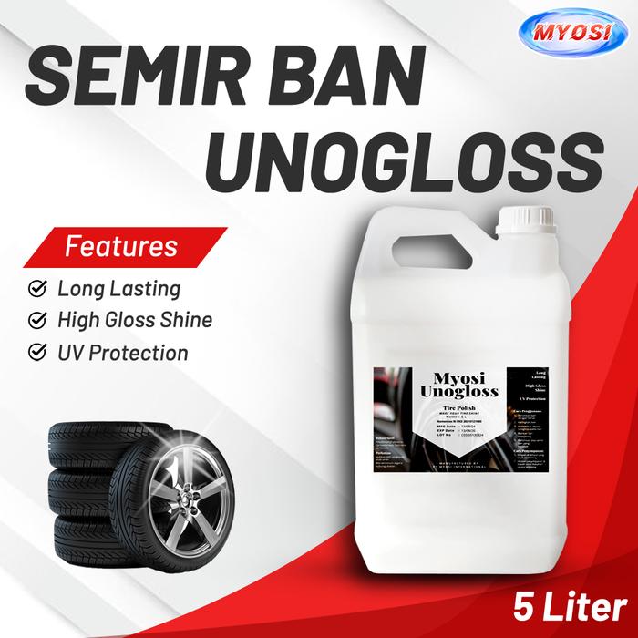Gambar Siap Pakai Myosi Unogloss Semir Ban Kendaraan Mobil / Motor Berkualitas 5 Liter - Ekonomis dari MyosiOfficial undefined Tokopedia