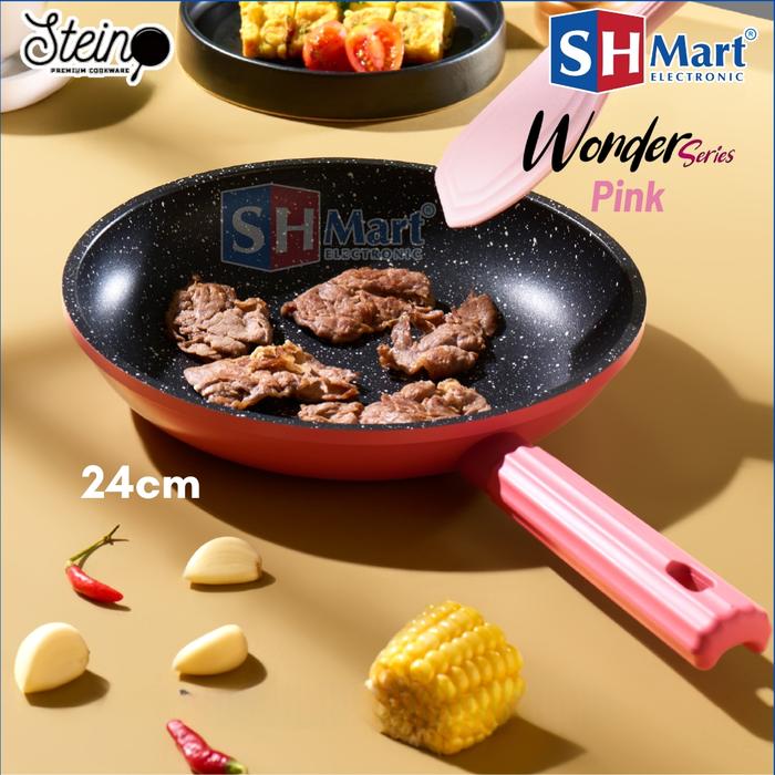 Gambar Steincookware Wonder Pan Frypan 20 Cm Stein Cookware Greblon Germany - FRYPAN24CM PINK dari SHMART ELECTRONIC undefined Tokopedia
