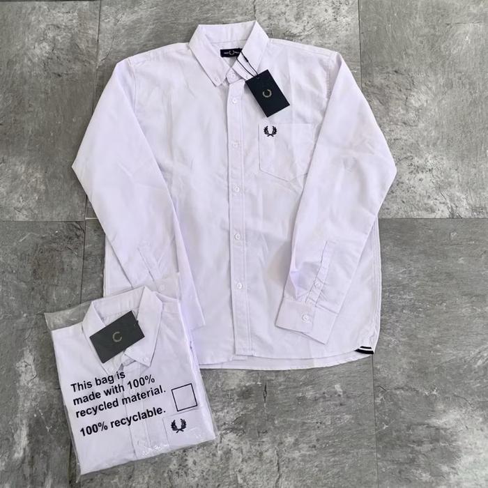 Gambar kemeja fred perry oxford original - Putih, M dari Tagzz.fashion undefined Tokopedia