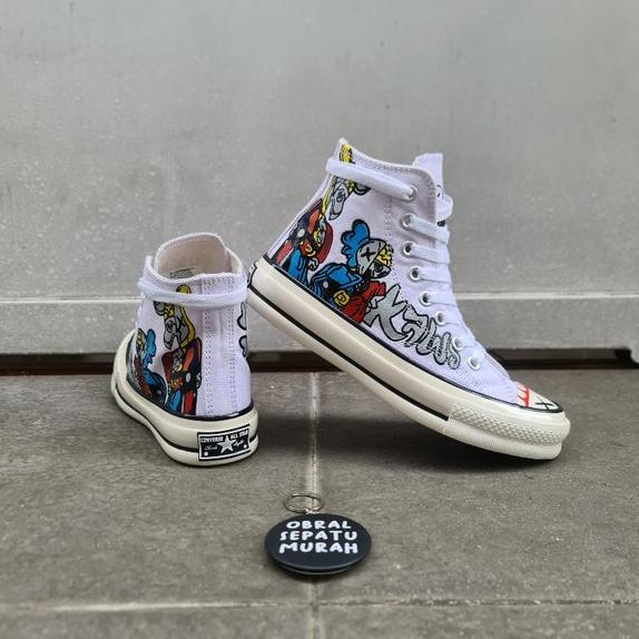 Gambar Sneaker PriaSEPATU CONVERSE 70S HIGH X KAWS COMPANION IMPORT QUALITY Terlaris - COMPANION PUTIH, 38 dari Day Mart02 undefined Tokopedia