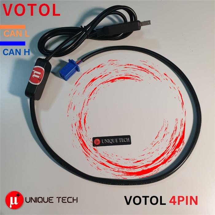 Gambar KABEL USB CAN BUS VOTOL PNP GESITS G POLYTRON R PROGRAM SETTING DEBUG CONTROLLER - VOTOL 4 PIN dari UNIQUE TECH undefined Tokopedia