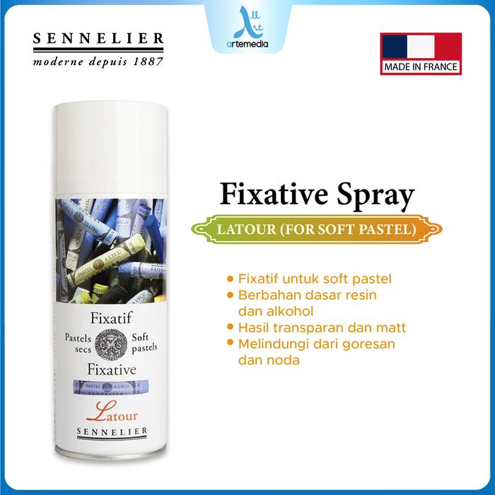 Gambar Sennelier Aerosol Fixative Spray Fiksatif Cat Pelindung Karya Lukis - LATOUR dari Artemedia_NEW undefined Tokopedia