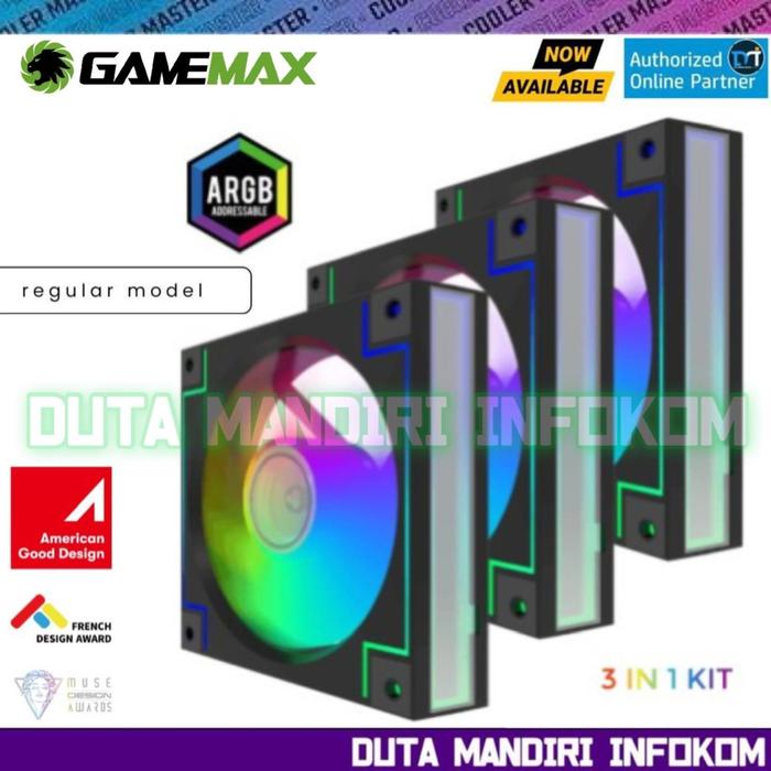 Rd300 Jual GameMax RD300 I RD300R ARGB - 120mm A-RGB PWM Gaming Cooling Fan I ...