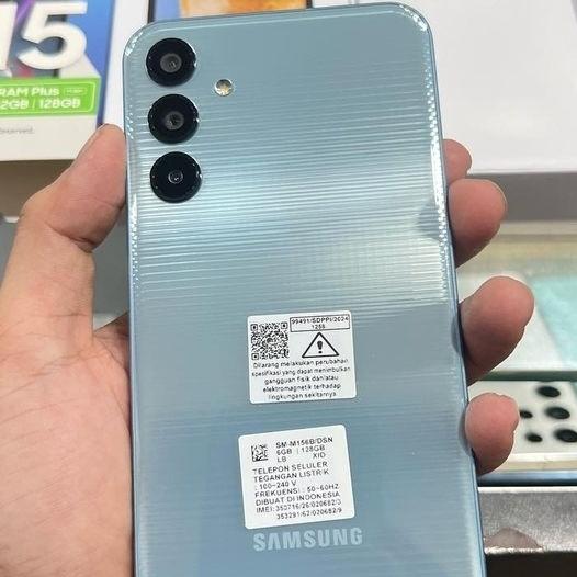 Gambar Samsung Galaxy M15 5G gaming powerfull New - Biru Muda dari Qstoregegerkalong undefined Tokopedia