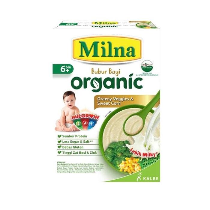 Gambar Milna Bubur Bayi Organic - READY MANADO - GreenyV S.Corn dari Onee Twoo Three Babyshop undefined Tokopedia