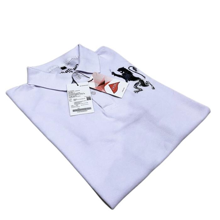 Gambar (BELI LOKAL) Kaos Polo Giordano 3D Lion Lengan Pendek Polo Shirt Jumbo Pria Giordano 3D - Putih, M dari Cani Collection undefined Tokopedia