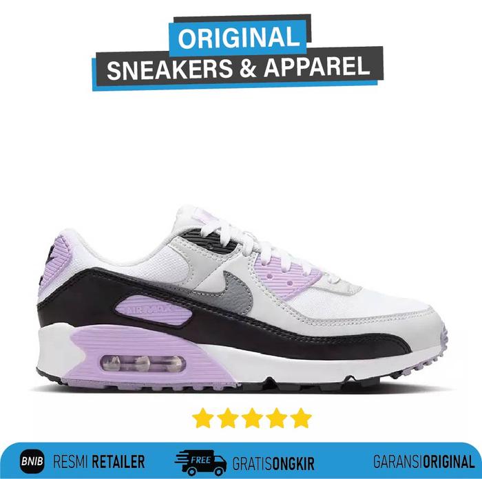 NIKE Air Max 90 White/Cool Grey/Lilac/Photon Dust di Navel Stuff  Official Tokopedia