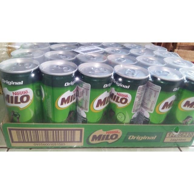 Gambar SUSU MILO KALENG COKLAT ACTIVE GO UHT 240ML DUS ISI 24 KALENG dari Hartoko Widjaja undefined Tokopedia