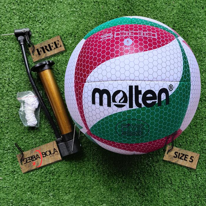 Gambar bola volly voli volli voly molten 5000 beach jahit size 5 outdoor indoor - molten 5000, size 5 dari serba bola.store undefined Tokopedia