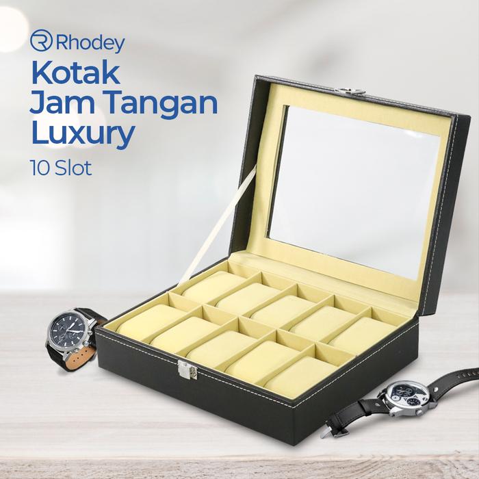 Gambar Box Kotak Jam Tangan Perhiasan Premium 12 Slot - 12 Slot dari SIPRUS undefined Tokopedia