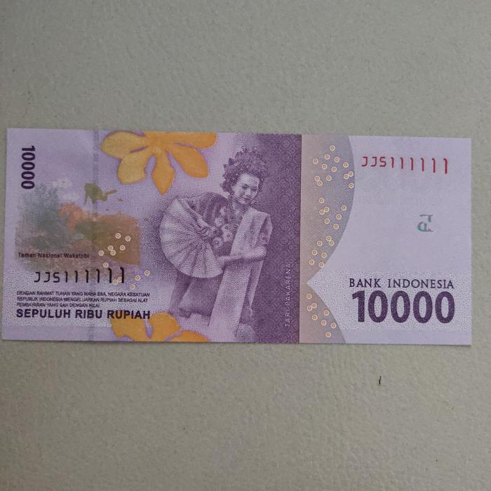 Gambar koleksi uang kuno nomor cantik solid 111111 prefix jjs unik dari evendi shop undefined Tokopedia