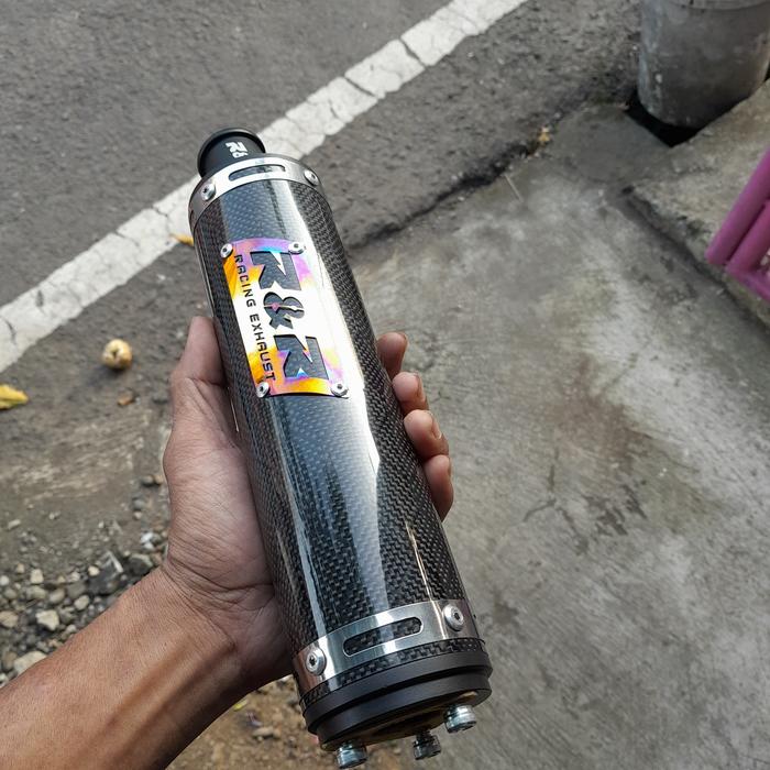 Gambar Knalpot Racing fizr/f1zr/force1 type kolong samping stainless by R&R exhaust - silincer only dari rnr racing muffler undefined Tokopedia