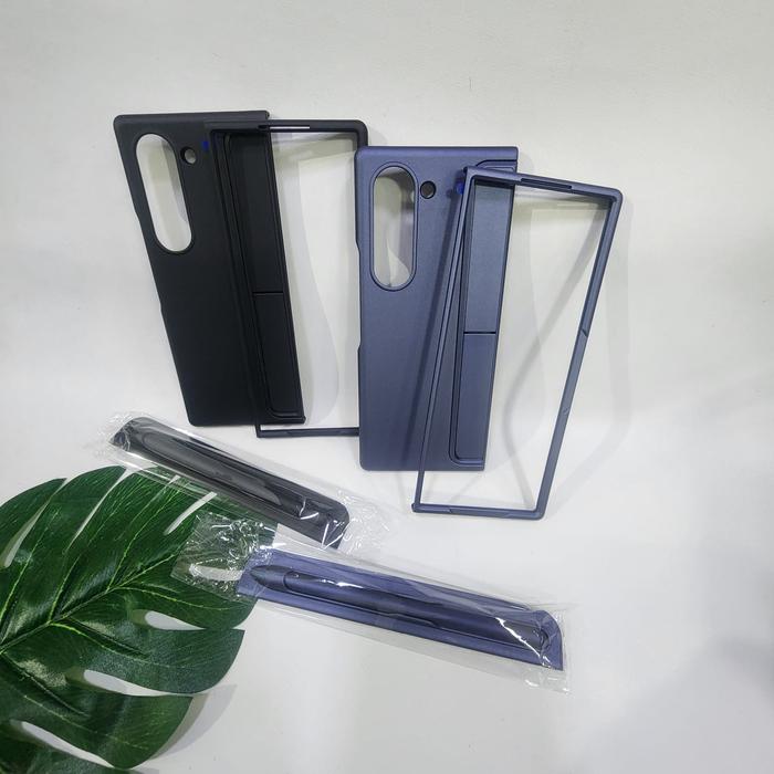 Gambar CASE SAMSUNG Z FOLD 6 2IN1 FOLDING + PEN  DAN PHONE STAND COVER PREMIUM QUALITY - Hitam dari Happy acc168 undefined Tokopedia
