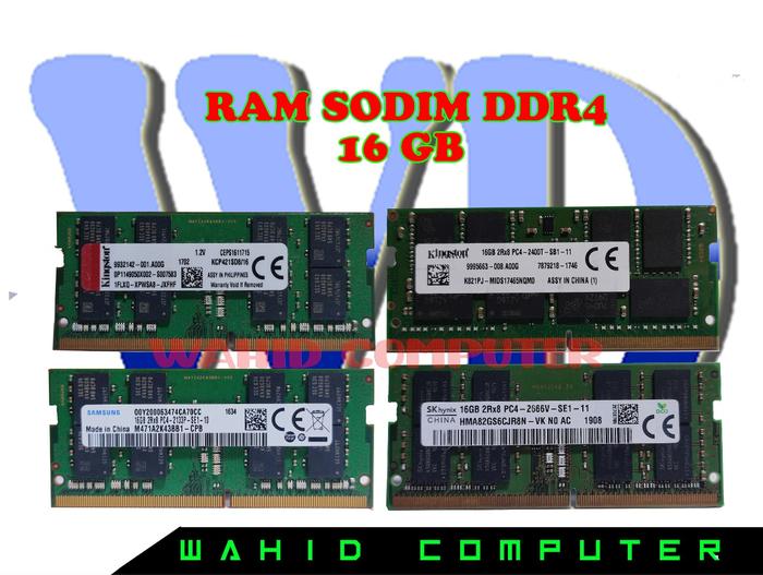 Gambar RAM LAPTOP DDR4 16GB PC2133-2400-2666 ORIGINAL 100% - 2133-2400-2666 dari Wahid Computer undefined Tokopedia