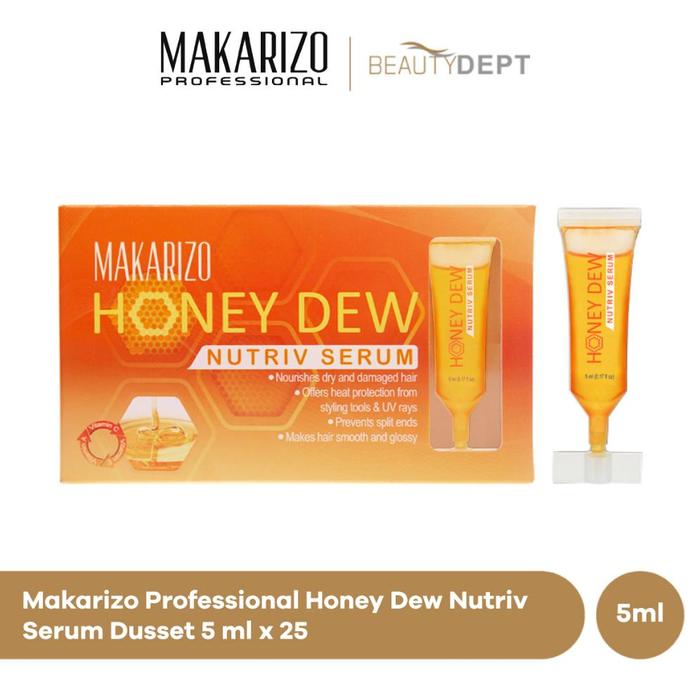 Gambar P R O M O Makarizo Honey Dew Nutrive Serum Dusset 25X5Ml - Vitamin Rambut Kering dari Andi Healty Tools undefined Tokopedia
