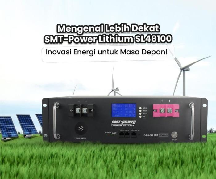 Smart Battery Lithium Lifepo4 SMT POWER 48V 51.2V 100AH 5.12KWh High Performance