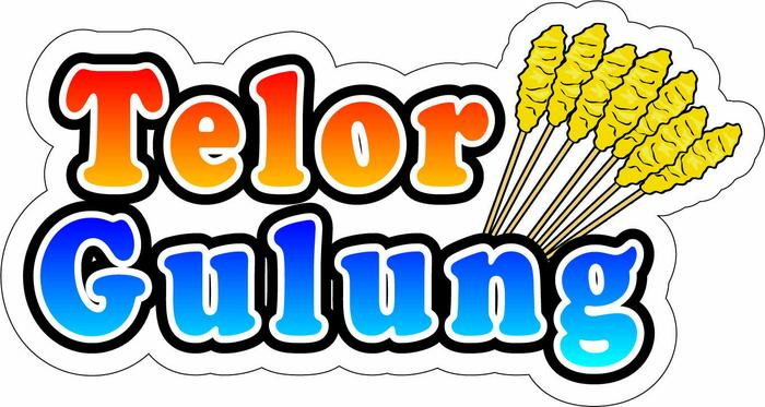 Gambar STIKER VINYL KACA GEROBAK ANEKA JUALAN, MIE AYAM, BAKSO, TELOR GULUNG DLL - TELOR GULUNG dari TukangPrintDigital undefined Tokopedia