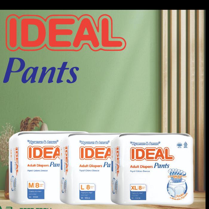Gambar Ideal Adult Pants | Popok Dewasa | M8 | L8 | XL8 - M8 PANT dari natashasusukutabumi.1 undefined Tokopedia