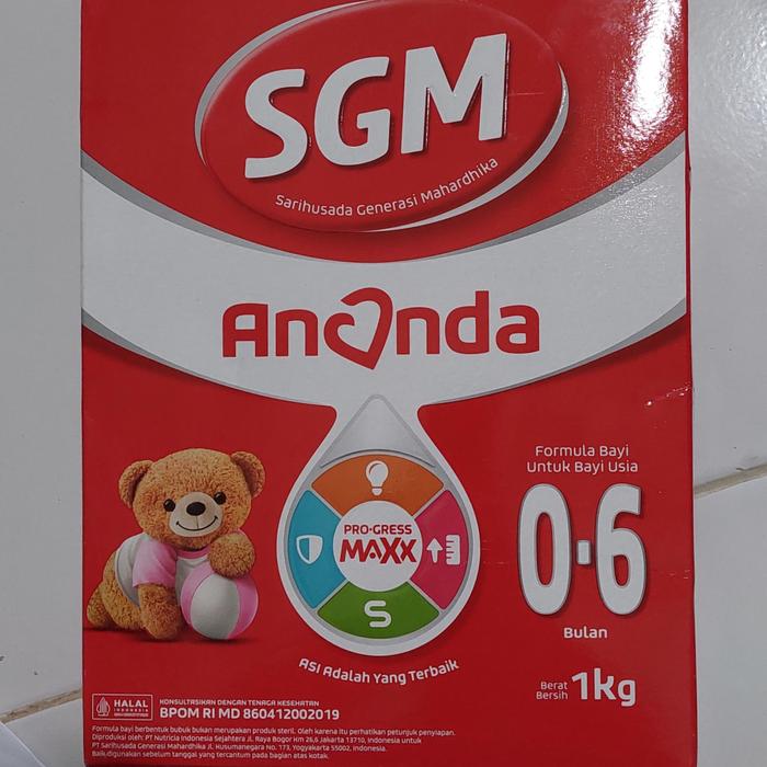 Gambar Susu SGM Ananda 0-6 bulan Kemasan 1 kg dari megumbee undefined Tokopedia