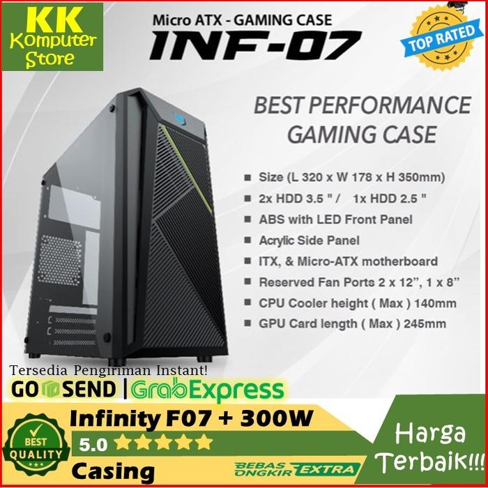 Gambar CASING PC CASE STANDAR MURAH MAGIX SERIES + INCLUDE PSU 250/450WATT - Inf F07 dari kk komputer store #kkstore undefined Tokopedia