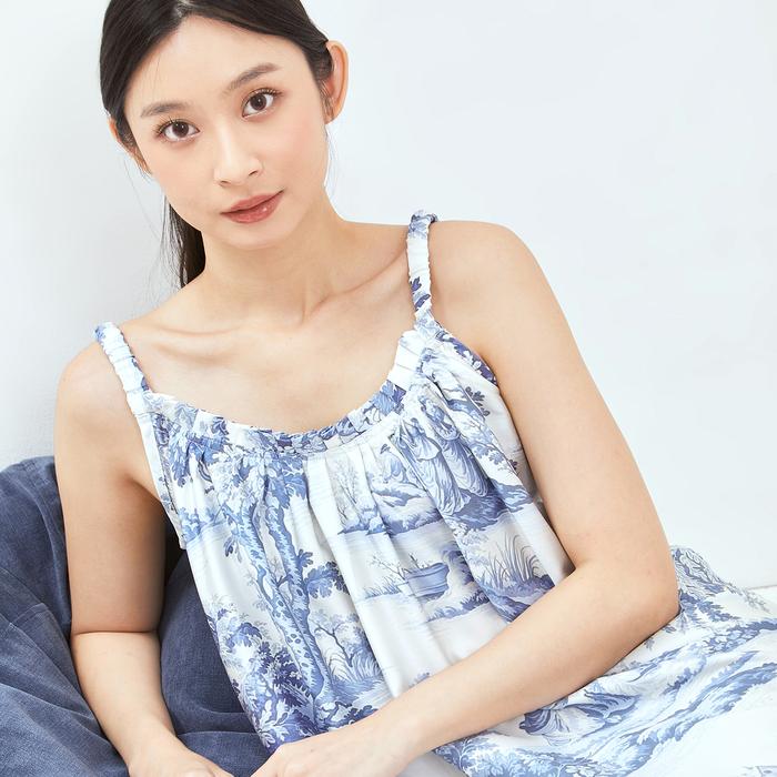 Gambar GREET NIGHT WEAR - Daster Tali Organic Silk Model : T- / DT (2) - T-486 dari greetnightwear undefined Tokopedia