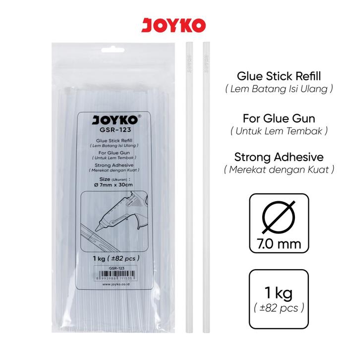 Gambar Joyko Glue Stick Refill GSR-110 Isi Lem Tembak Bakar 100 Pcs GSR110 - GSR-123 dari CENTRO TRADING undefined Tokopedia