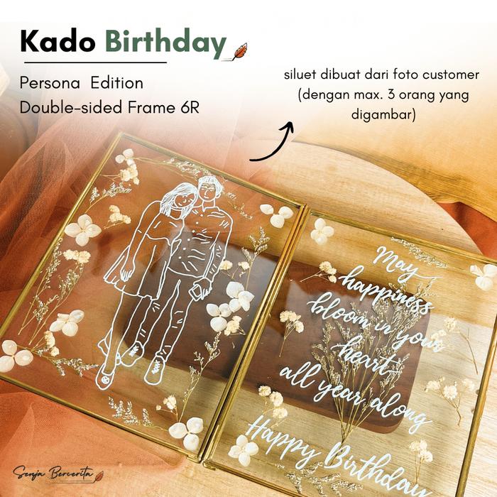 Gambar Kado Birthday Senja Bercerita/Hadiah Ulang Tahun/Kado Ultah/Kado Ultah Custom - Persona Double, Blue dari Senja Bercerita undefined Tokopedia