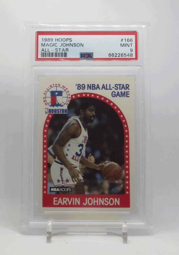 1989-90 Nba Hoops 166 All-star Game Earvin Magic Johnson Psa